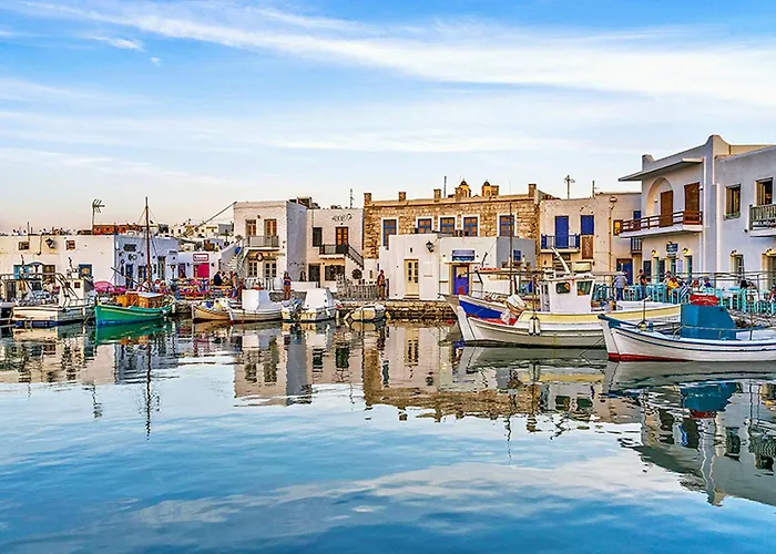 Daire Superb Naxos Triple Semi-basement Private Balcony