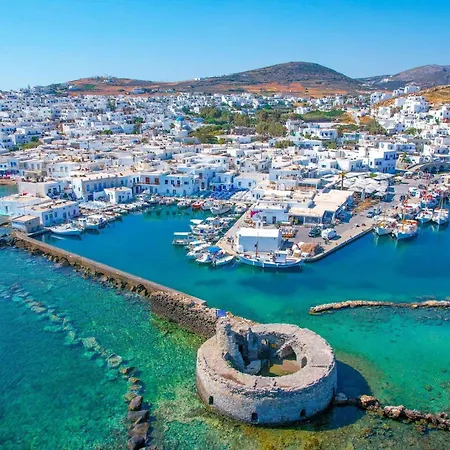 Superb Naxos Triple Semi-basement Private Balcony شقة *